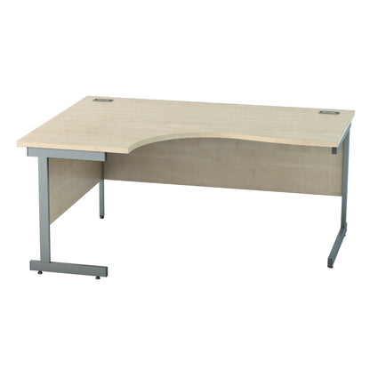 Satellite Cantilever Desk Left Scooped Workstation