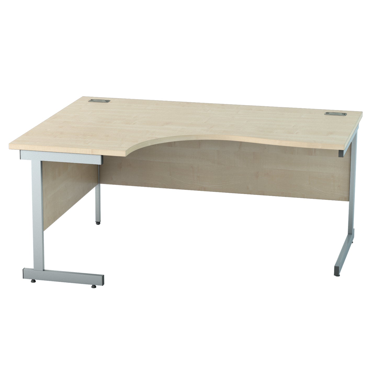 Satellite Cantilever Desk Left Scooped Workstation