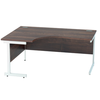 Satellite Cantilever Desk Left Scooped Workstation