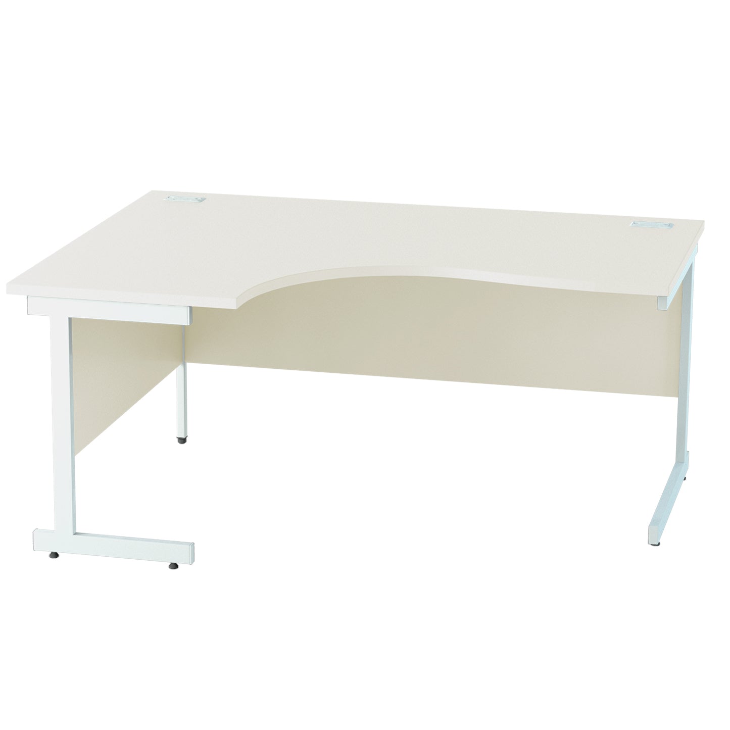 Satellite Cantilever Desk Left Scooped Workstation