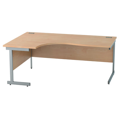 Satellite Cantilever Desk Left Scooped Workstation