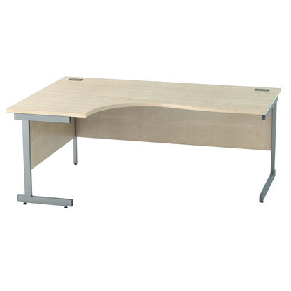 Satellite Cantilever Desk Left Scooped Workstation