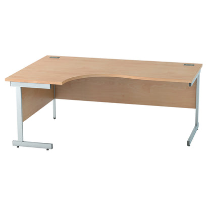 Satellite Cantilever Desk Left Scooped Workstation