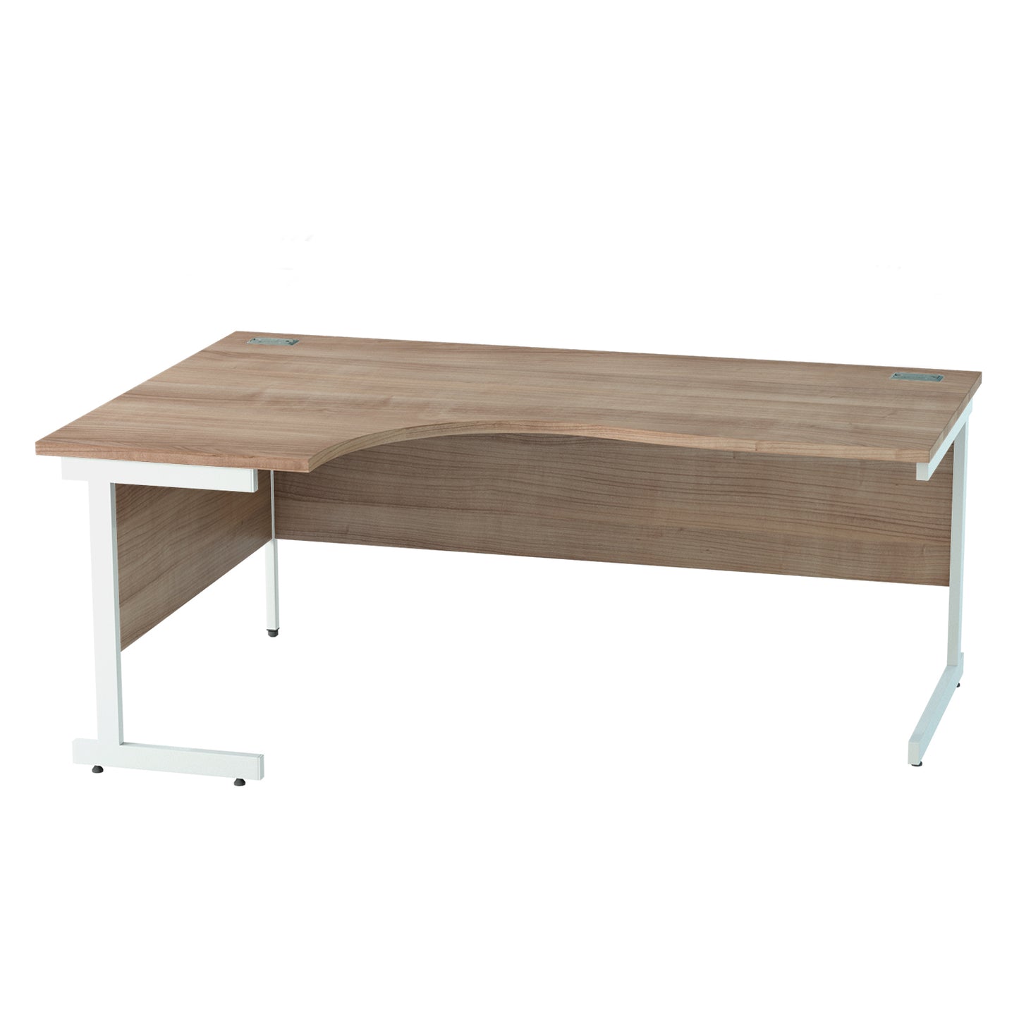 Satellite Cantilever Desk Left Scooped Workstation