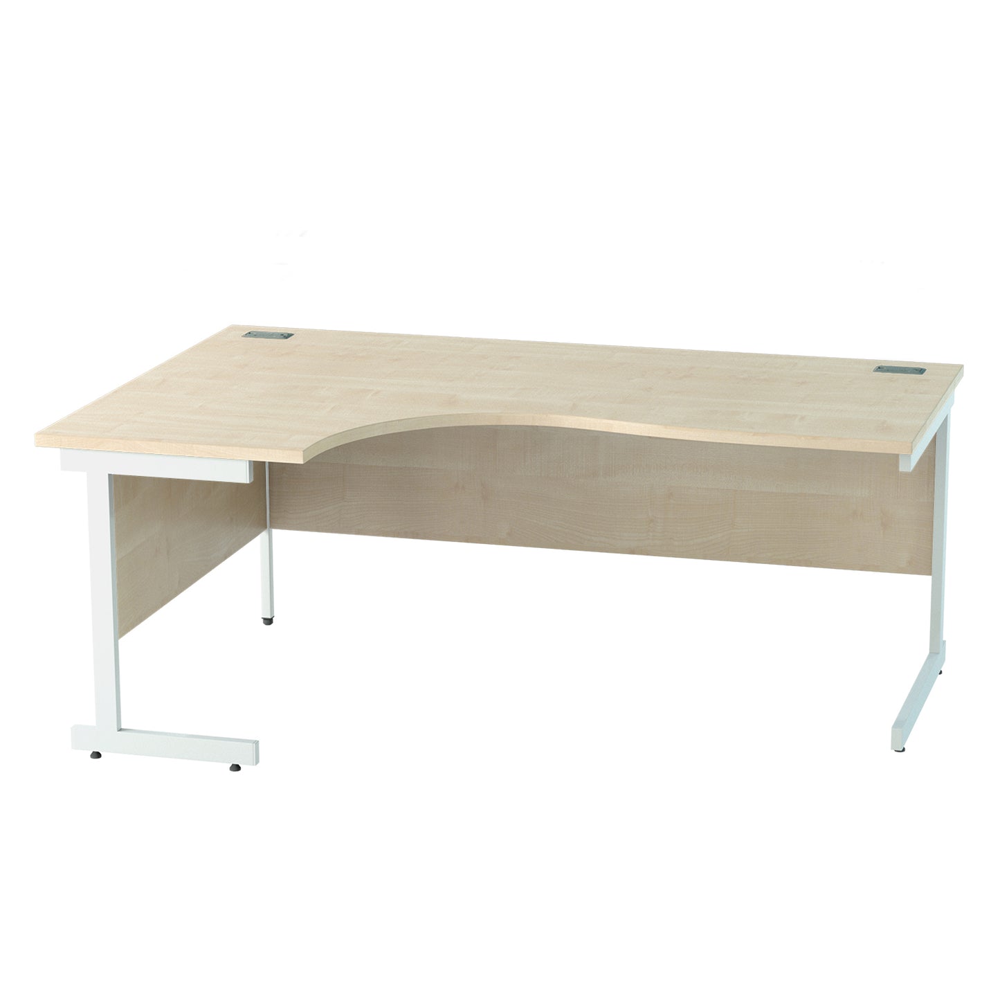 Satellite Cantilever Desk Left Scooped Workstation