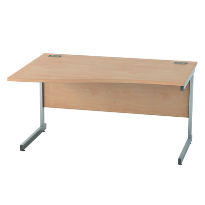 Satellite Cantilever Desk Left Wave Workstation