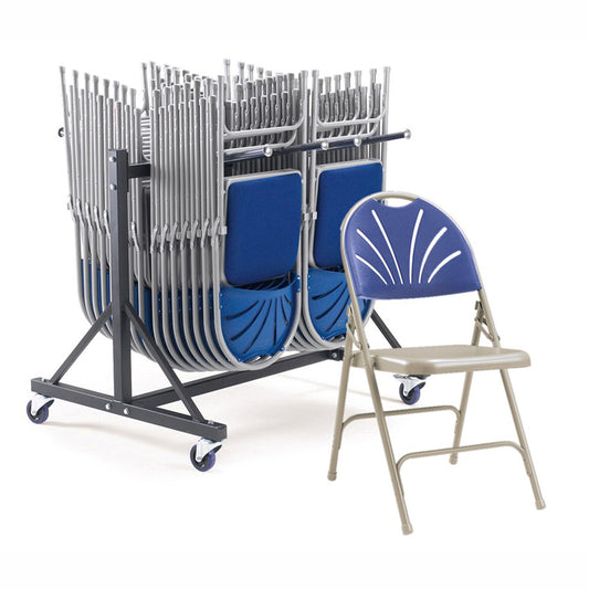 2600 Comfort Back steel Folding Chair Package (36x Chairs - 1x Trolley)