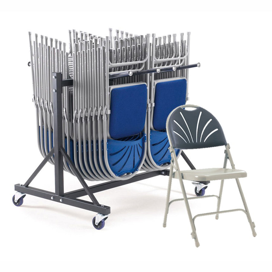 2600 Comfort Back steel Folding Chair Package (36x Chairs - 1x Trolley)