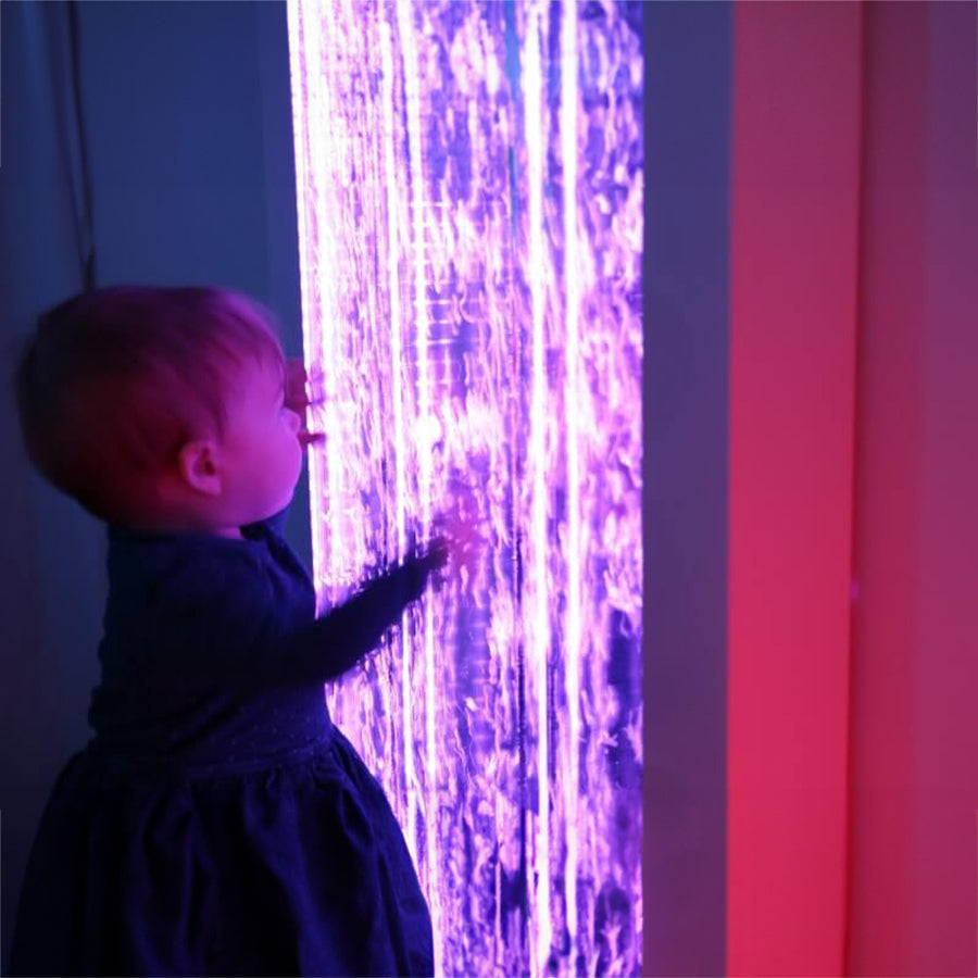 Passive or Interactive Sensory Bubble Wall