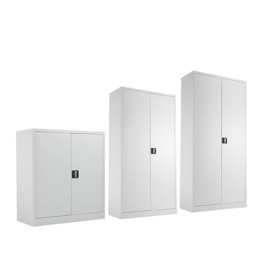 Talos Steel Double Door Cupboard 1000H, 1750H and 1950H white