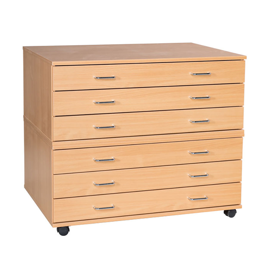 Smart Storage  6 Drawer A1 Mobile Planchest