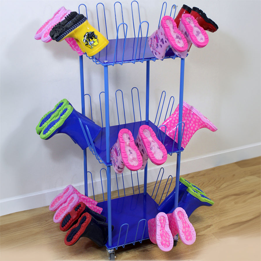 Small Mobile Welly Boot Trolley