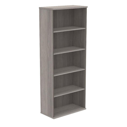 Workspace Now Bookcase 4 shelf Grey Oak