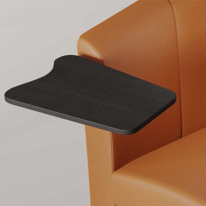 Oakland Black Vinyl Armchair