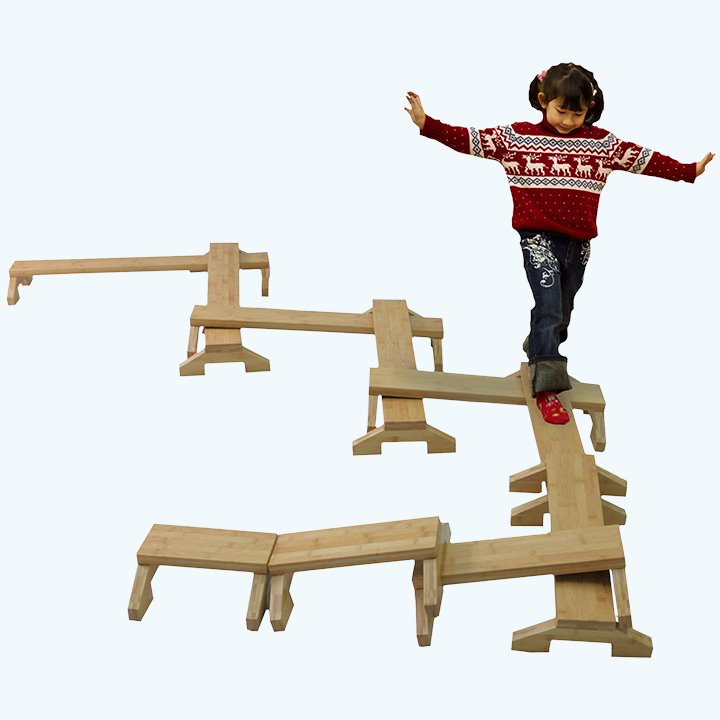 Bamboo Balance Path Set Of 9 Pieces