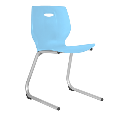 Geo Reverse Cantilever Poly Chair