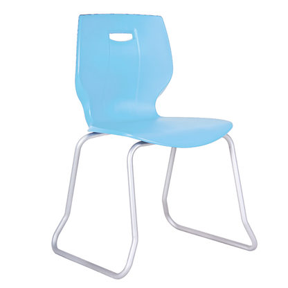 Geo Skid Base Stacking Poly Chair