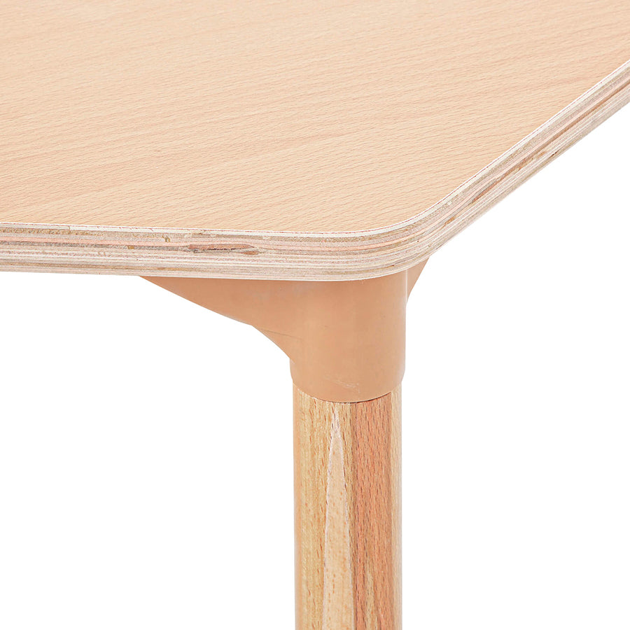 Beechwood Hexagonal Table