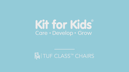 Tuf Class ™ Wooden Chair Grey (Pack of 2)