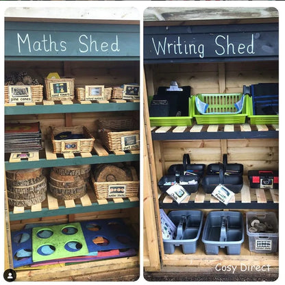 Maths and writing - Outdoor Counting Shed