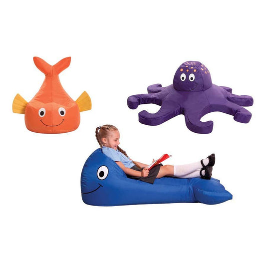 Bazzooâ® Sea Life Bean Bag Bundle Pack Of 3