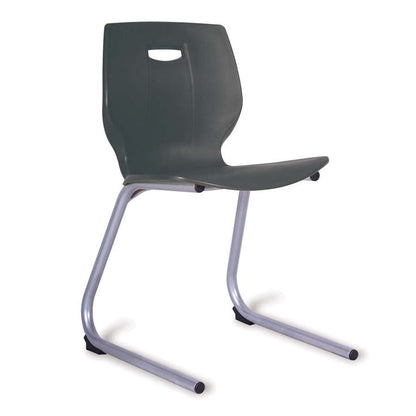 Geo Reverse Cantilever Poly Chair