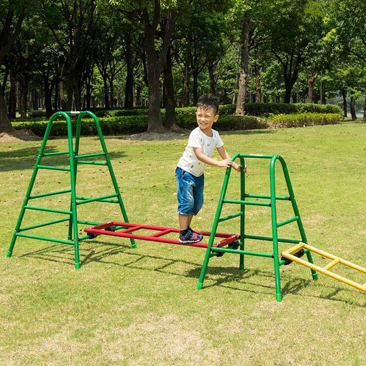 Play Gym Set 6 Includes Short Ladder Trestle 1200 Long Ladder On High Rail And Trestle 1200