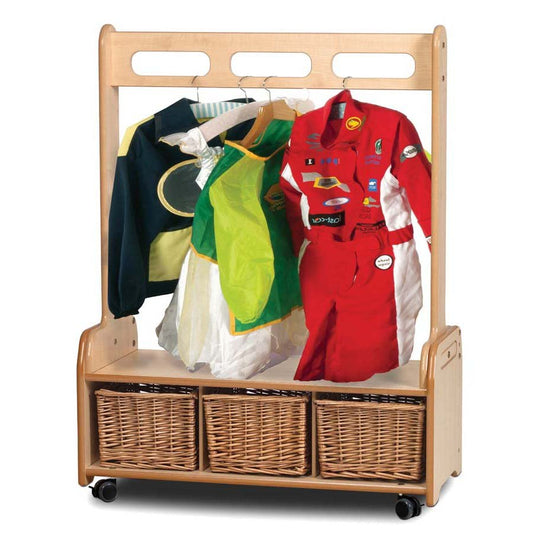 Mobile Unit With Dressing Up Add-On 3 Baskets