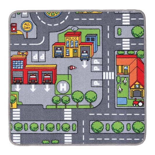 Square City Play Rug