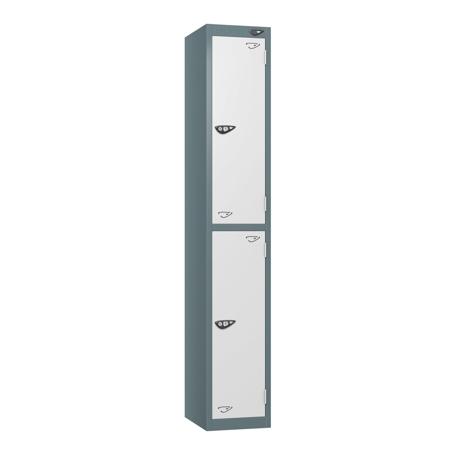 Pure Prime 2 Door Sloping Top Locker H1800xW300xD450mm