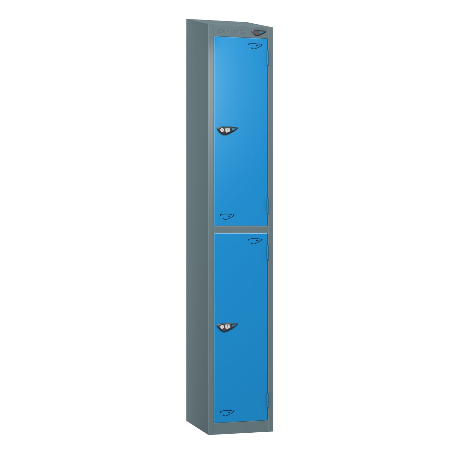 Pure Prime 2 Door Sloping Top Locker H1800xW300xD450mm