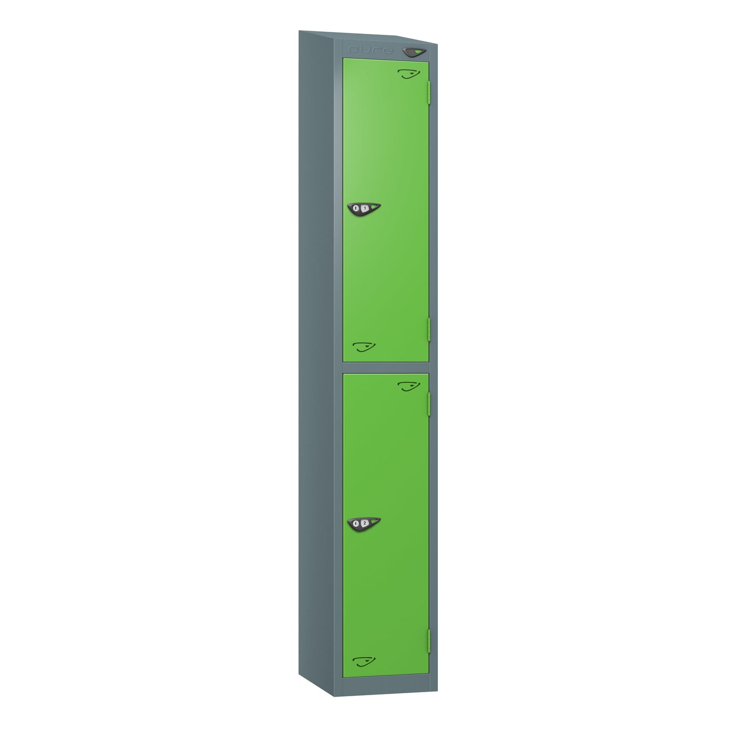 Pure Prime 2 Door Sloping Top Locker H1800xW300xD450mm