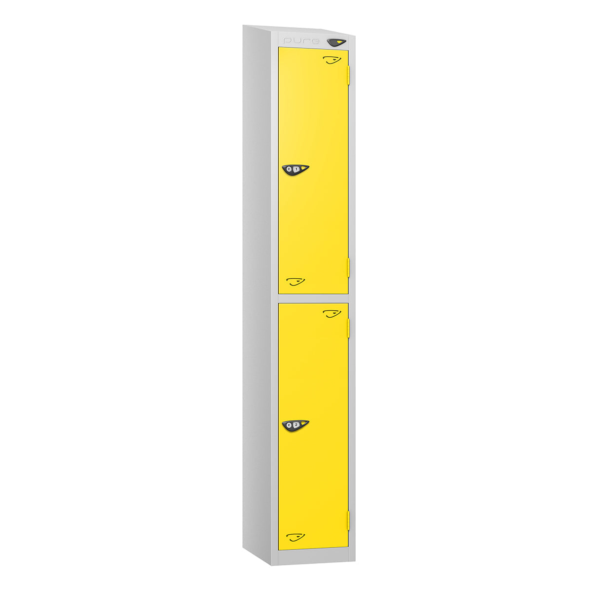 Pure Prime 2 Door Sloping Top Locker H1800xW300xD450mm