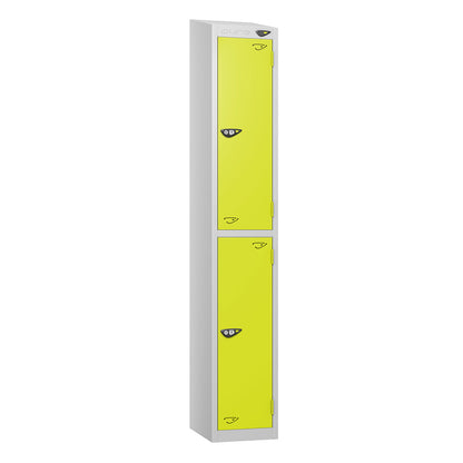 Pure Prime 2 Door Sloping Top Locker H1800xW380xD450mm