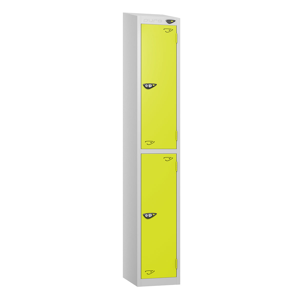 Pure Prime 2 Door Sloping Top Locker H1800xW300xD450mm