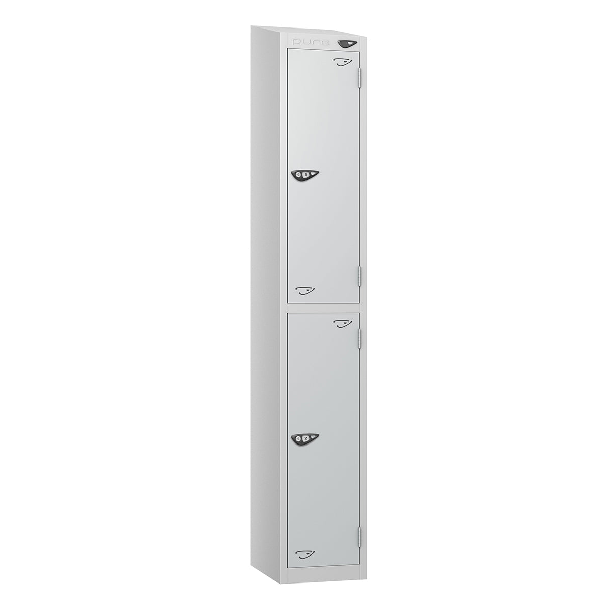 Pure Prime 2 Door Sloping Top Locker H1800xW380xD450mm