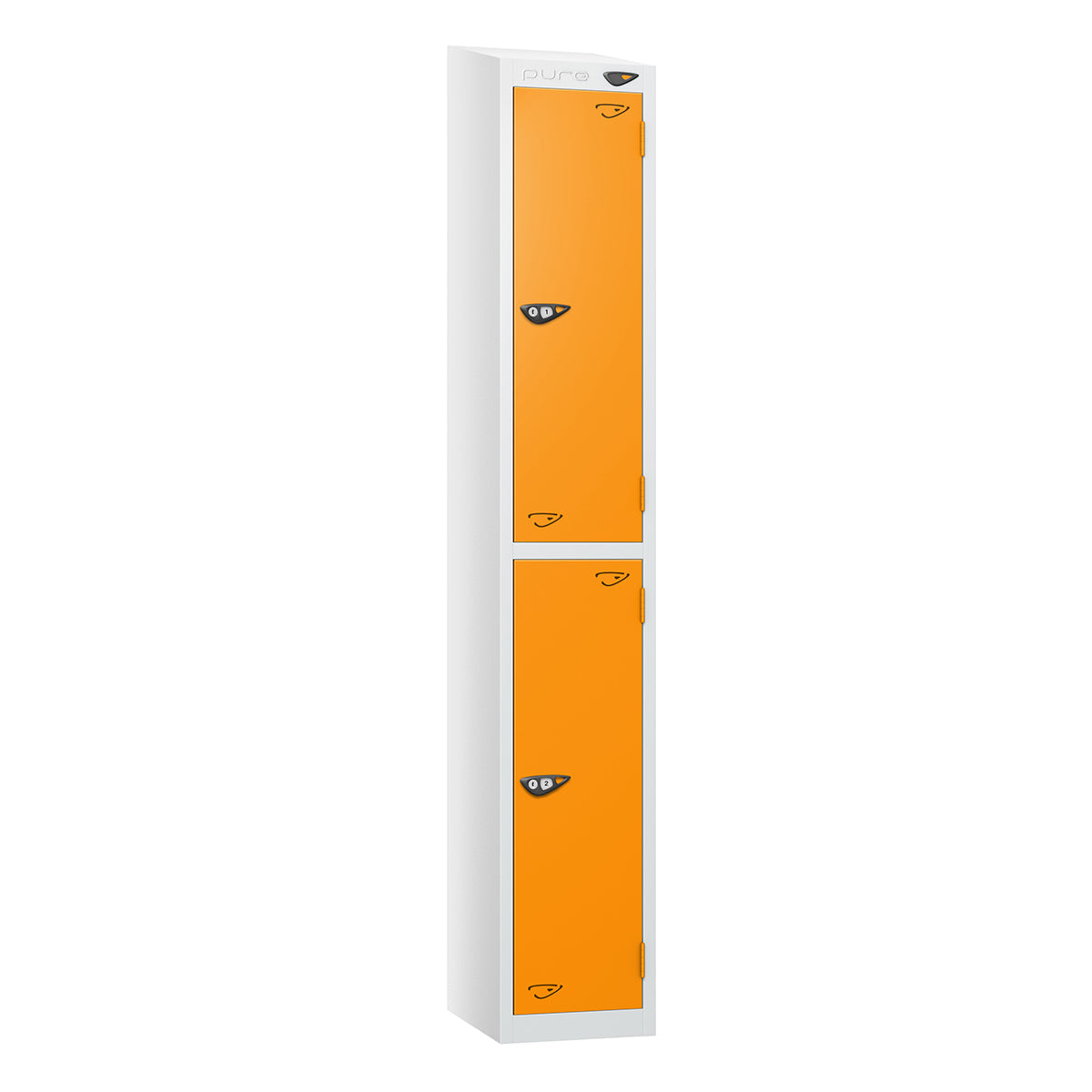 Pure Prime 2 Door Sloping Top Locker H1800xW380xD450mm