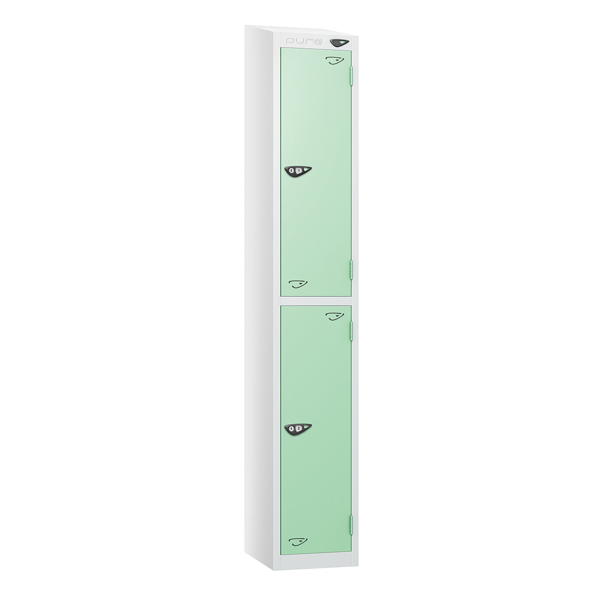 Pure Prime 2 Door Sloping Top Locker H1800xW380xD450mm