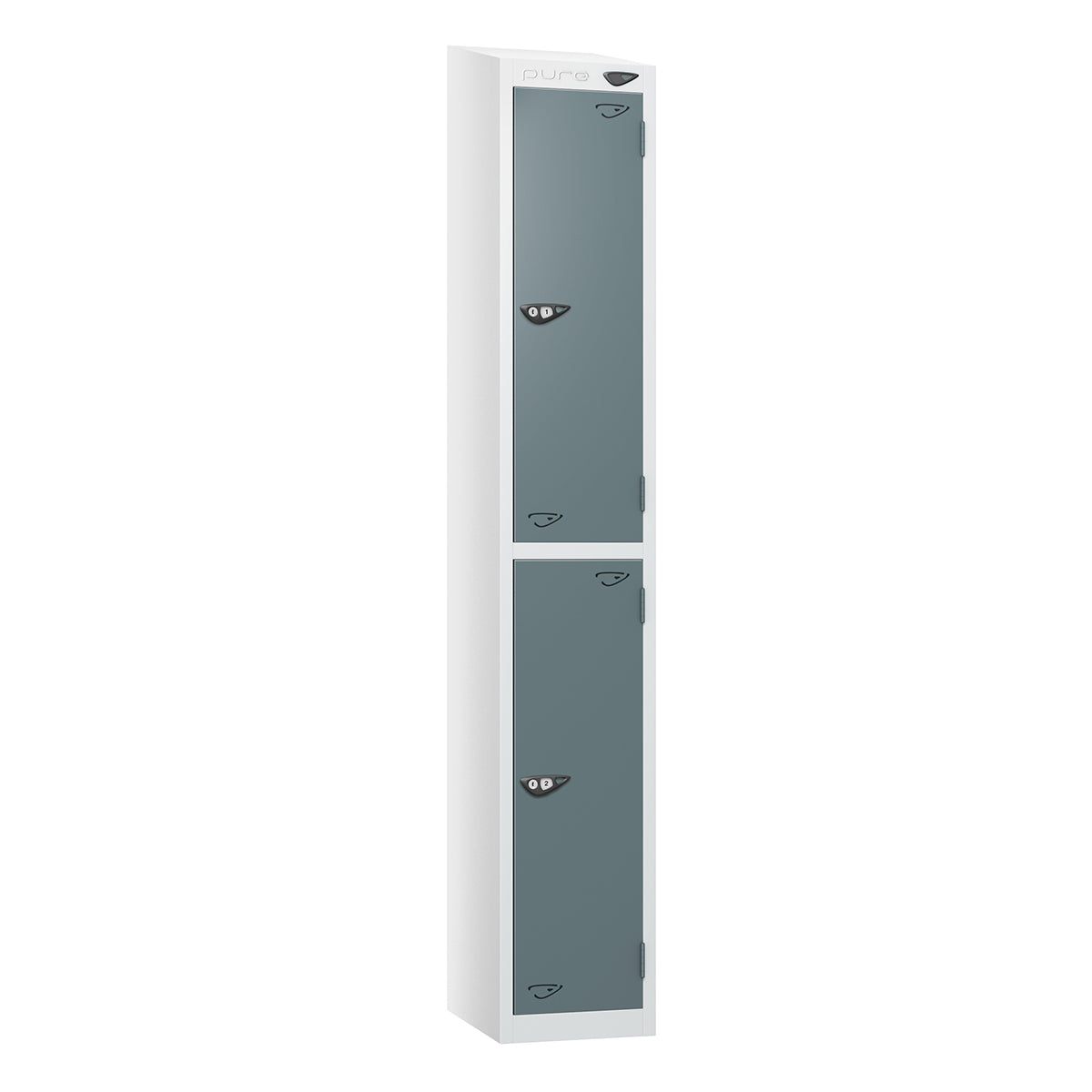 Pure Prime 2 Door Sloping Top Locker H1800xW300xD450mm