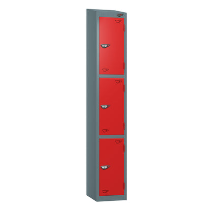 Pure Prime 3 Door Sloping Top Locker H1800xW380xD450mm