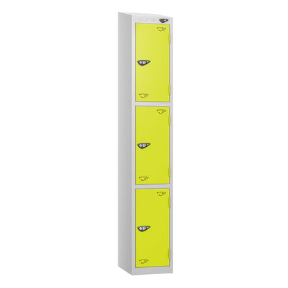 Pure Prime 3 Door Sloping Top Locker H1800xW380xD450mm