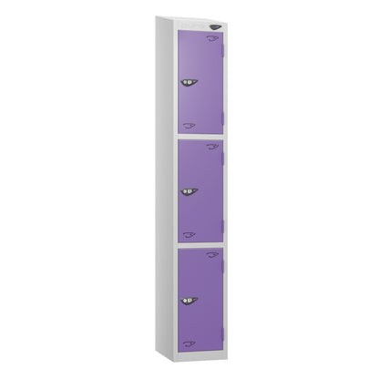 Pure Prime 3 Door Sloping Top Locker H1800xW380xD450mm