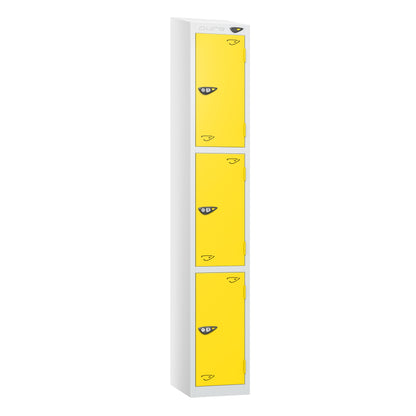 Pure Prime 3 Door Sloping Top Locker H1800xW380xD450mm