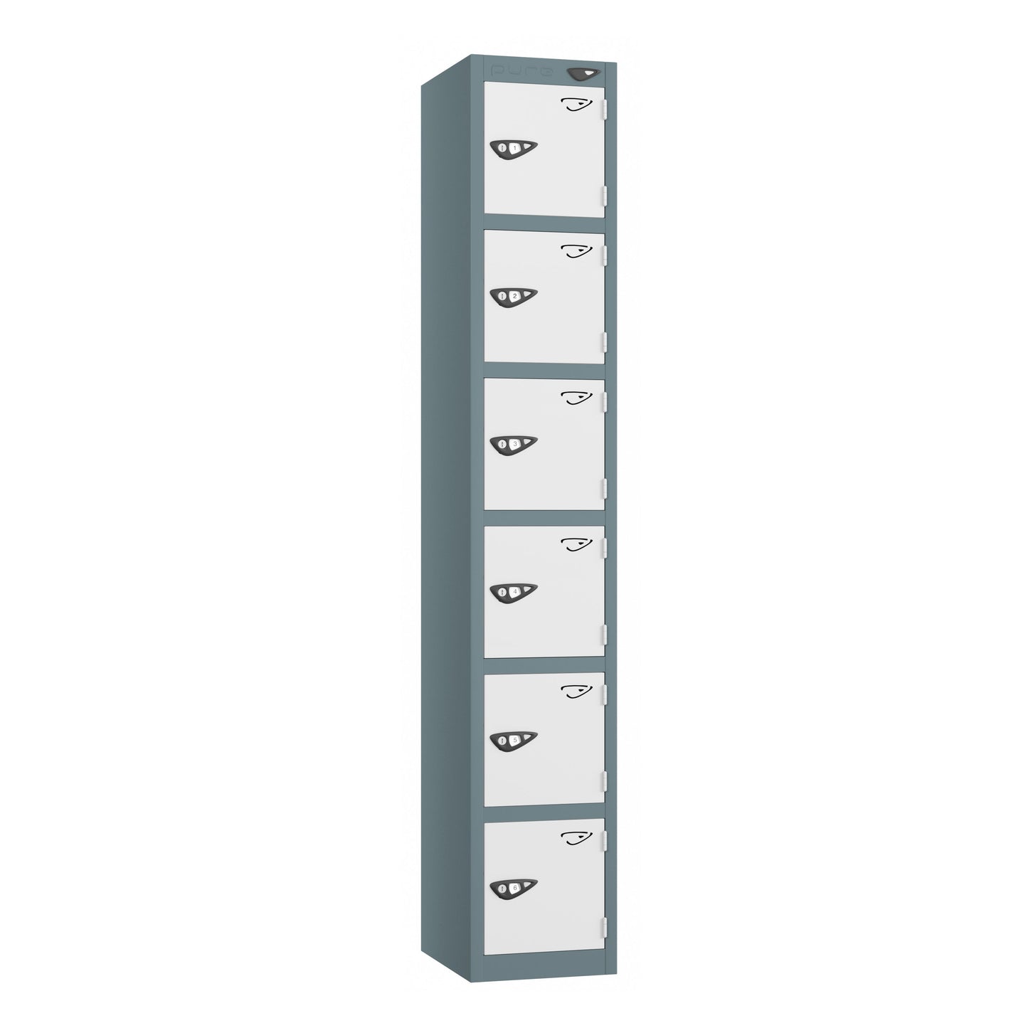 Pure Prime 6 Door Locker H1800xW450xD450mm