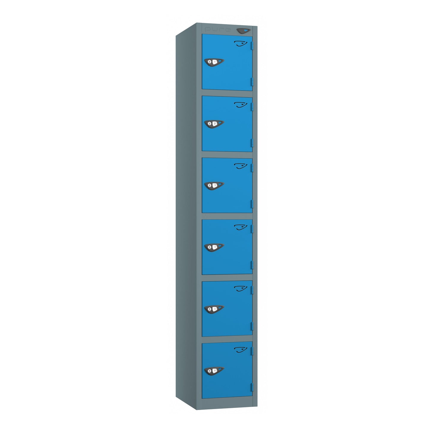 Pure Prime 6 Door Locker H1800xW450xD450mm