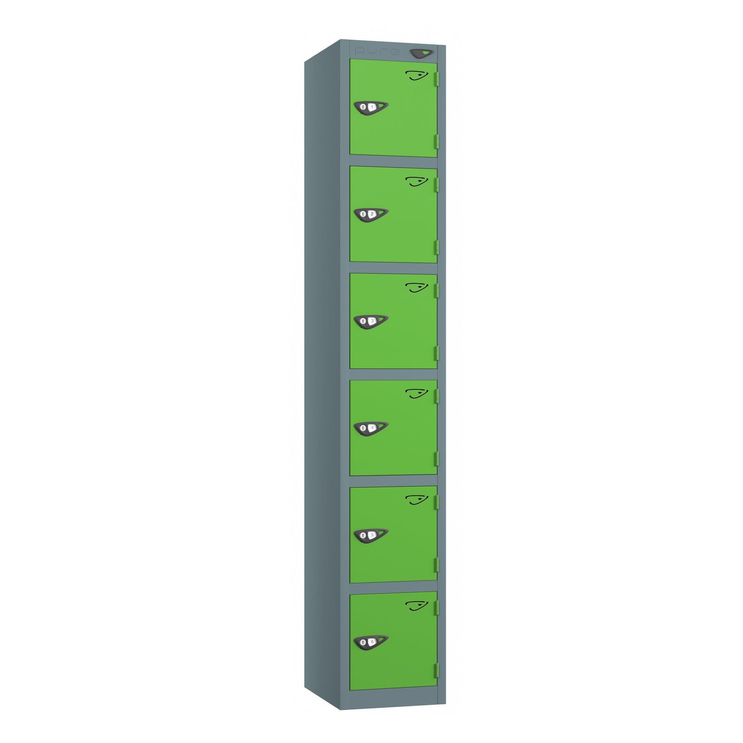 Pure Prime 6 Door Locker H1800xW450xD450mm