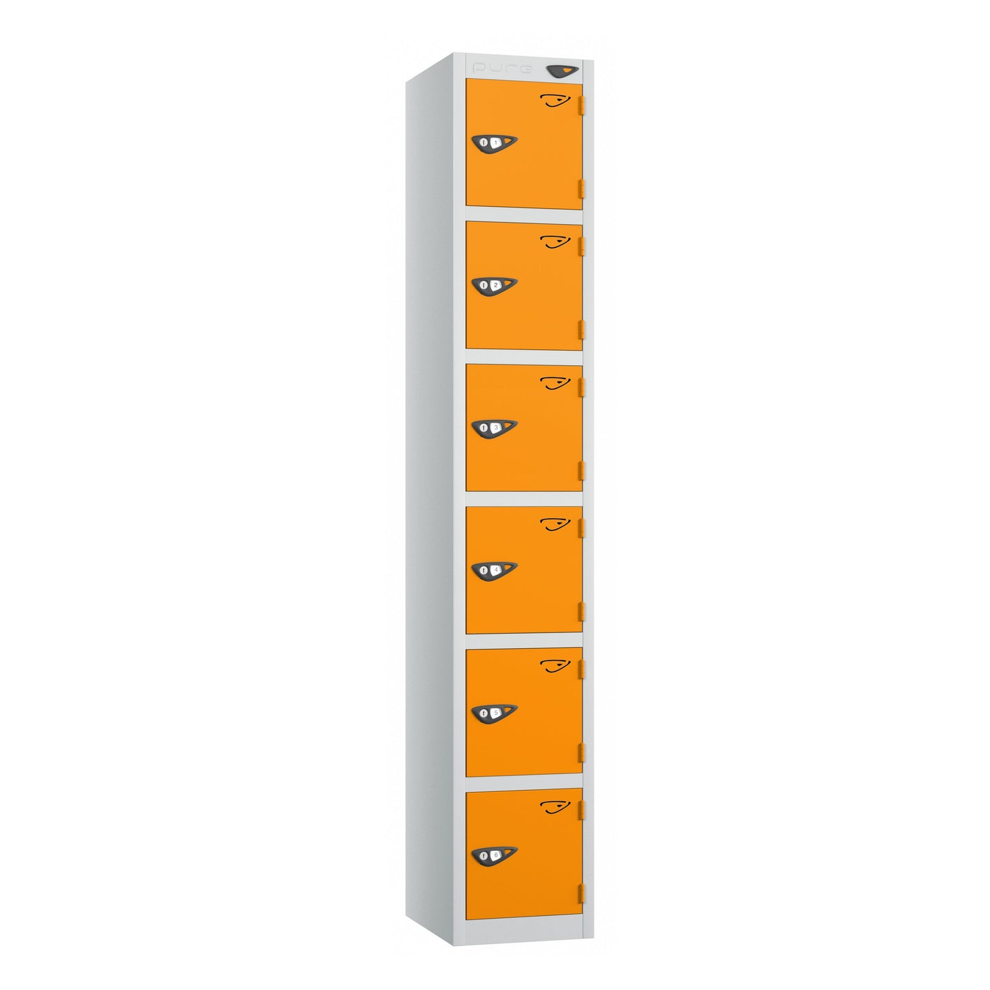 Pure Prime 6 Door Locker H1800xW450xD450mm