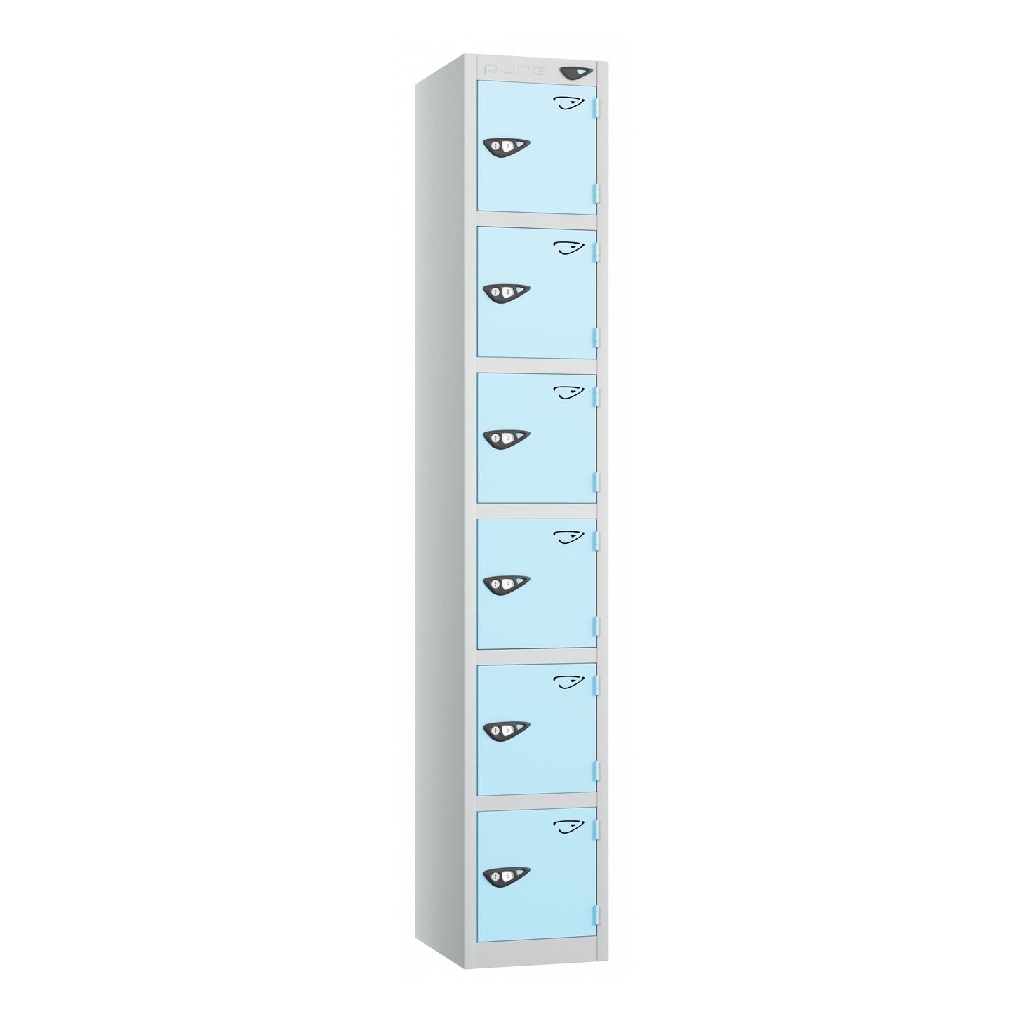 Pure Prime 6 Door Locker H1800xW450xD450mm