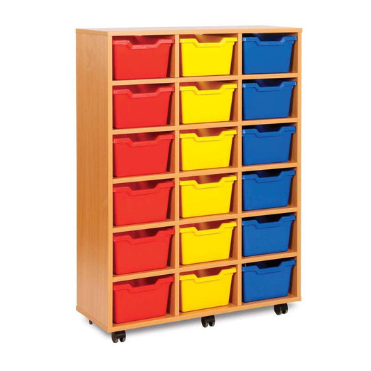 Cubby Units Cubby 18 Tray Unit