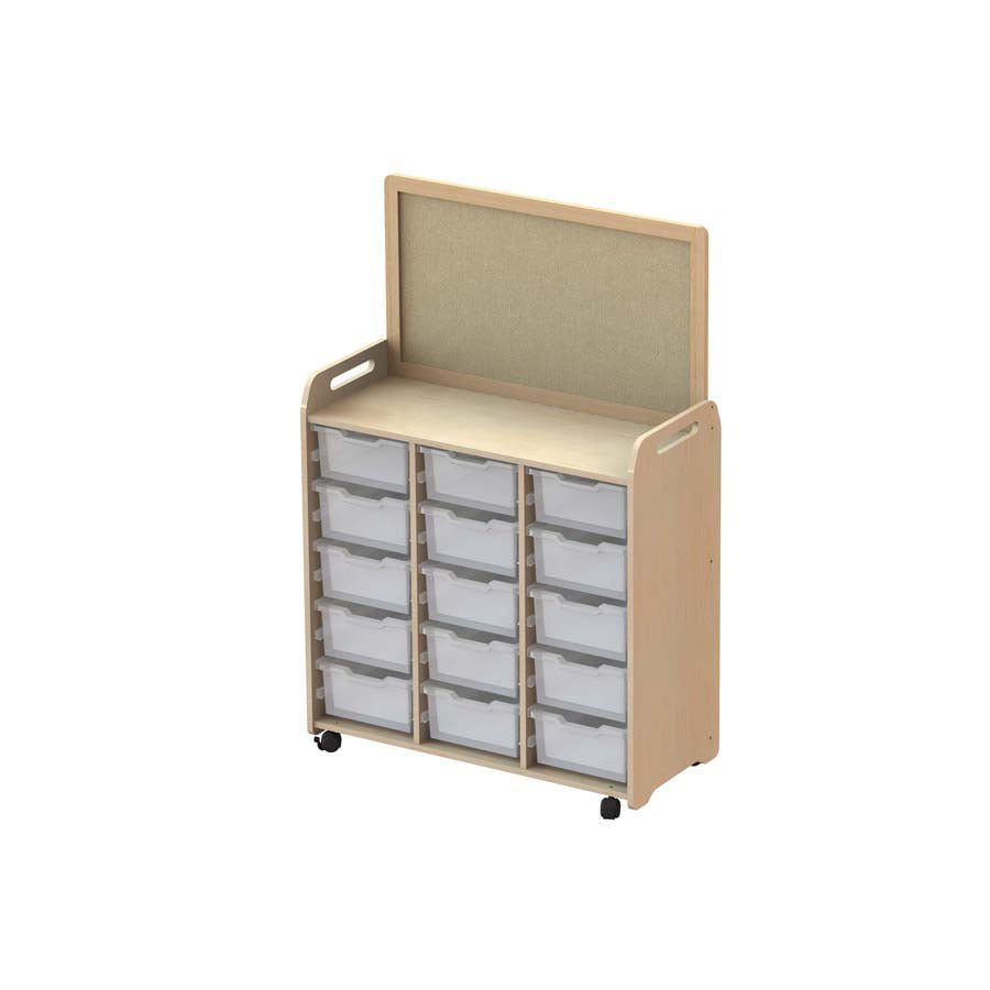 Millhouse Tray Storage Unit With Display Divider 15 Deep Trays